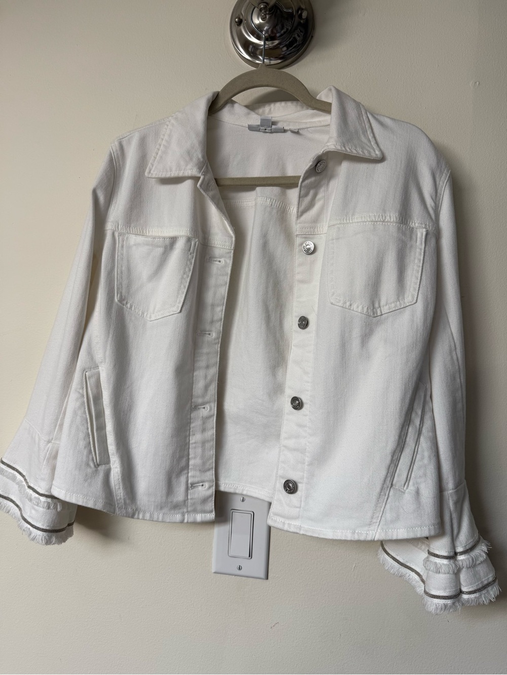 Chico's Button-Front Jean Jacket